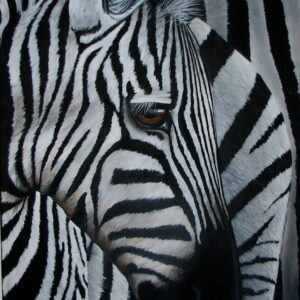 Black and White Electronic Pattern