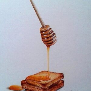 Toasts with Honey