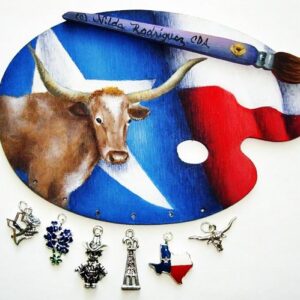 Texas Longhorn and Flag Packet Only