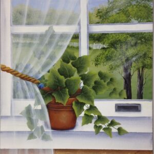 Window with Ivy