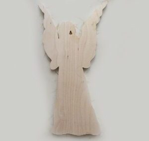Angel Wood with Fabric