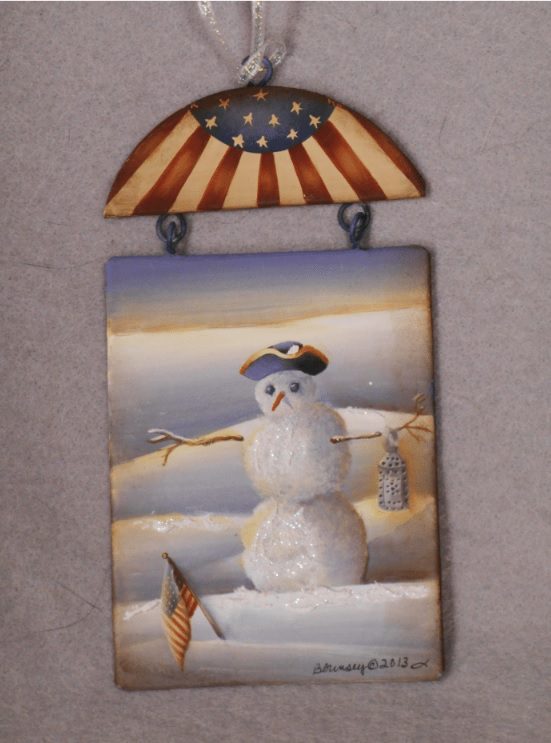 Colonial Snowman