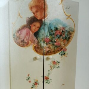 Jewelry Cabinet w / Mother & Child