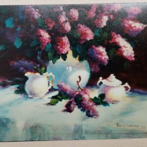 Lilacs & White China
