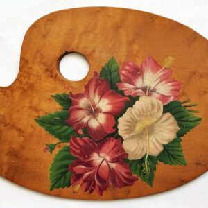 Antique Hand Painted Palette