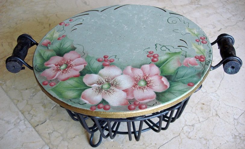 Roses with Berries Basket