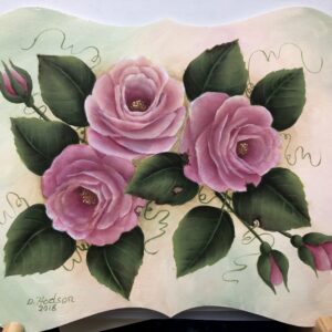 Stroke Roses Plaque