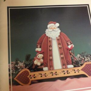 Folk Heart Santas