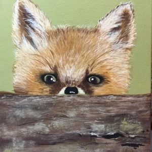 Peek-a-Boo Fox