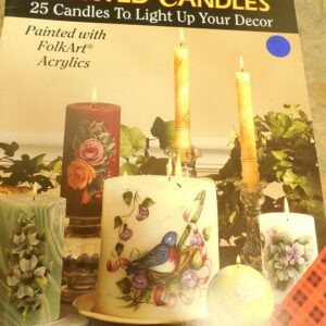 BEAUTY-LIGHTS PAINTED CANDLES.