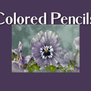 Fansy Pansy Line Drawing and Supplies